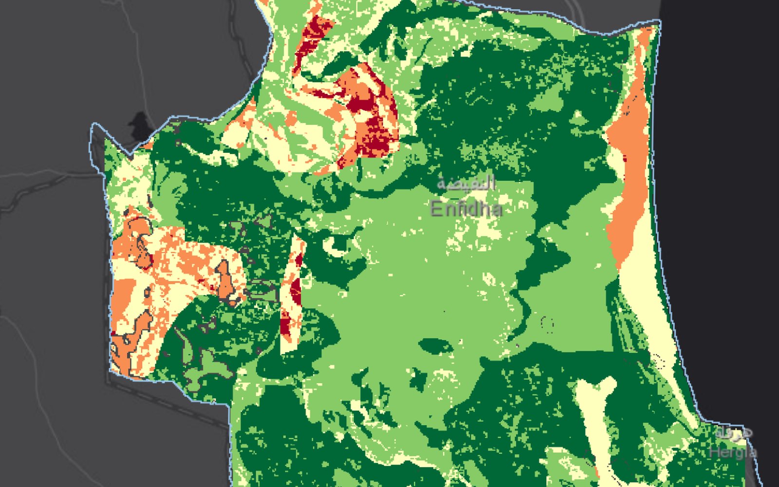 Enfidha, Tunisia: where MAR is suitable and where it is feasible